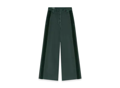 DRIES VAN NOTEN Women's Dyed Denim Pants "Petrol"