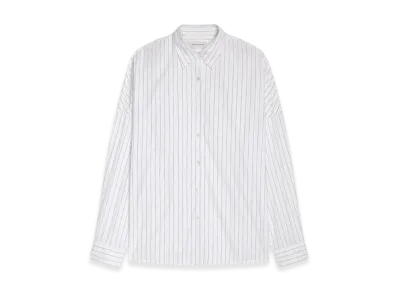 DRIES VAN NOTEN Women's Cotton Cocoon Shirt "Navy"