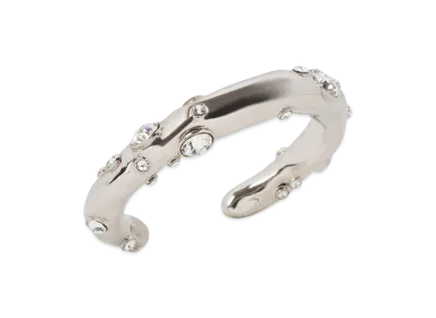 DRIES VAN NOTEN Women's Embellished Cuff "Silver"