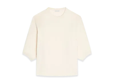 DRIES VAN NOTEN Women's Balloon Sleeves Tee "Ecru"