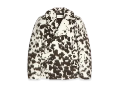DRIES VAN NOTEN Women's Cowhide Caban Jacket "Brown"