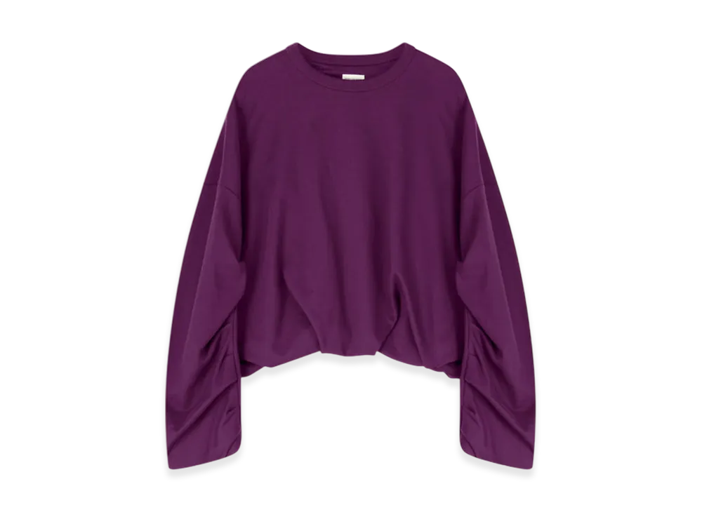 DRIES VAN NOTEN Women's Draped Sweatshirt "Auber"