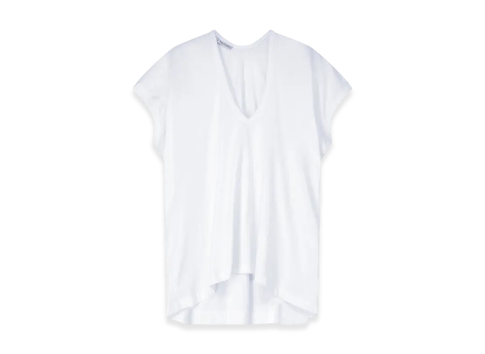 DRIES VAN NOTEN Women's V-Neck Tee "White"