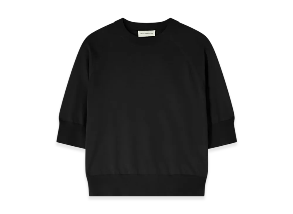 DRIES VAN NOTEN Women's Merino Sweater "Black"