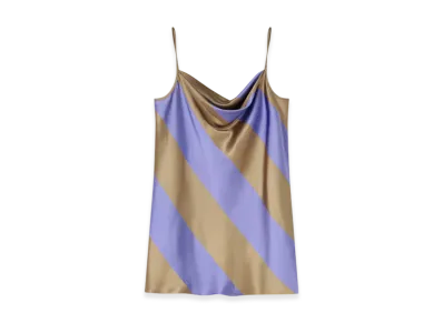 DRIES VAN NOTEN Women's Satin Tank Top "Lavender"