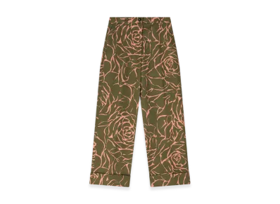 DRIES VAN NOTEN Women's Cuffed Pants "Khaki"