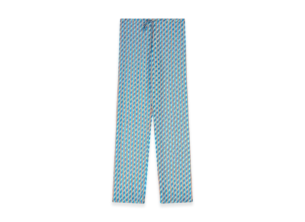 DRIES VAN NOTEN Women's Devore Elasticated Pants "Turquoise"