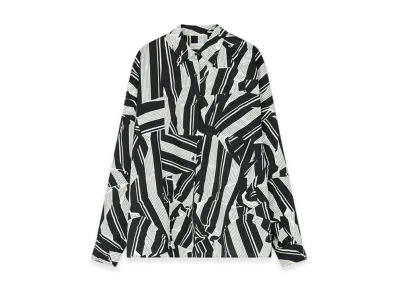 DRIES VAN NOTEN Women's Cotton Cocoon Shirt "Black"