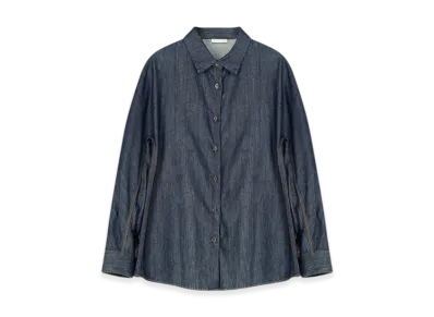 DRIES VAN NOTEN Women's Denim Cocoon Shirt "Indigo"