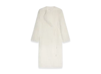 DRIES VAN NOTEN Women's Fringed Coat "White"