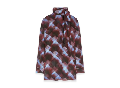 DRIES VAN NOTEN Women's Loose Fit Blouse "Burgundy"