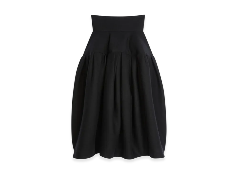 DRIES VAN NOTEN Women's High Waisted Skirt "Black"