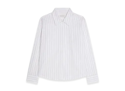 DRIES VAN NOTEN Women's Boxy Mini Shirt "Navy"