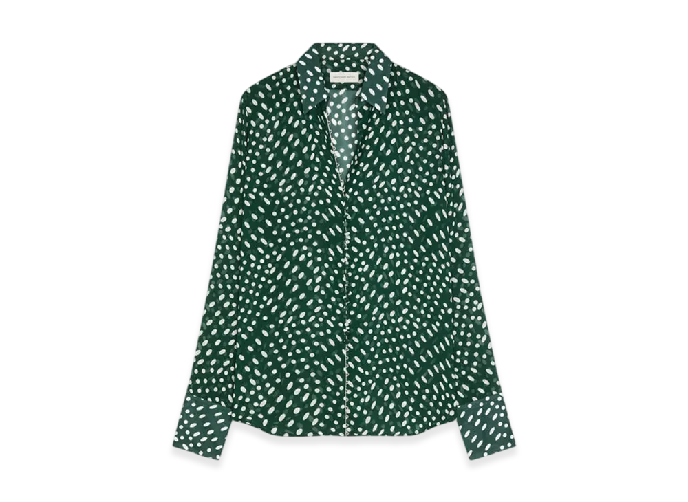 DRIES VAN NOTEN Women's Printed Viscose Shirt "Bottle"