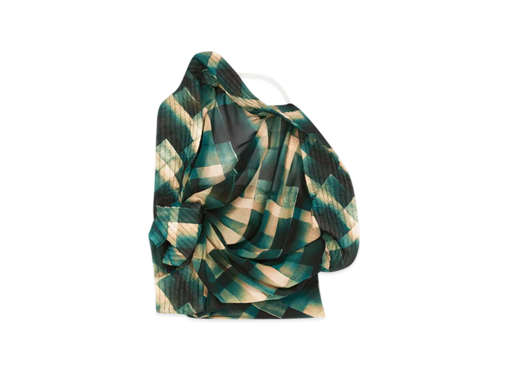 DRIES VAN NOTEN Women's Draped Viscose Top "Bottle"