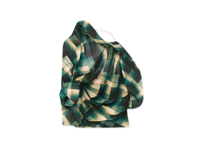 DRIES VAN NOTEN Women's Draped Viscose Top "Bottle"