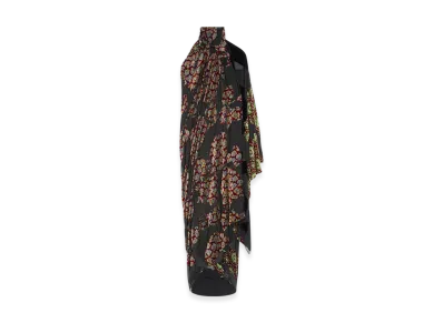 DRIES VAN NOTEN Women's Layered Viscose Silk Dress "Black"