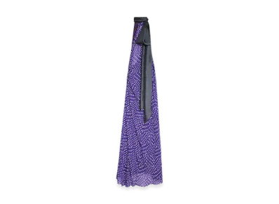 DRIES VAN NOTEN Women's Silk Evening Dress "Purple"