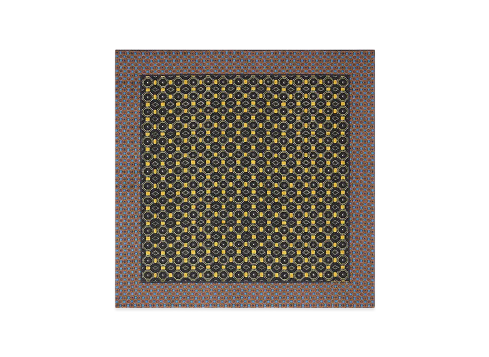 DRIES VAN NOTEN Women's Silk Square Scarf "Ocra"