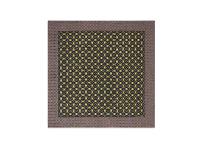 DRIES VAN NOTEN Women's Silk Square Scarf "Ocra"