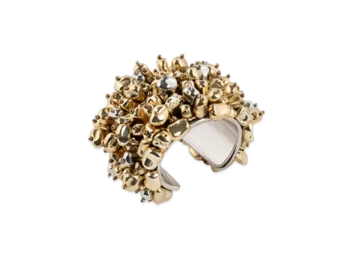 DRIES VAN NOTEN Women's Embroidered Cuff Bracelet "Gold"