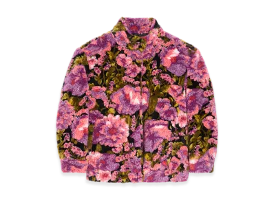 DRIES VAN NOTEN Women's Shearling Jacquard Jacket "Pink"