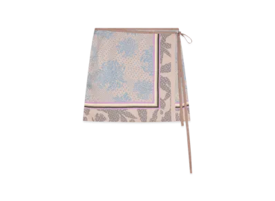 DRIES VAN NOTEN Women's Printed Wrap Skirt "Dessin B"