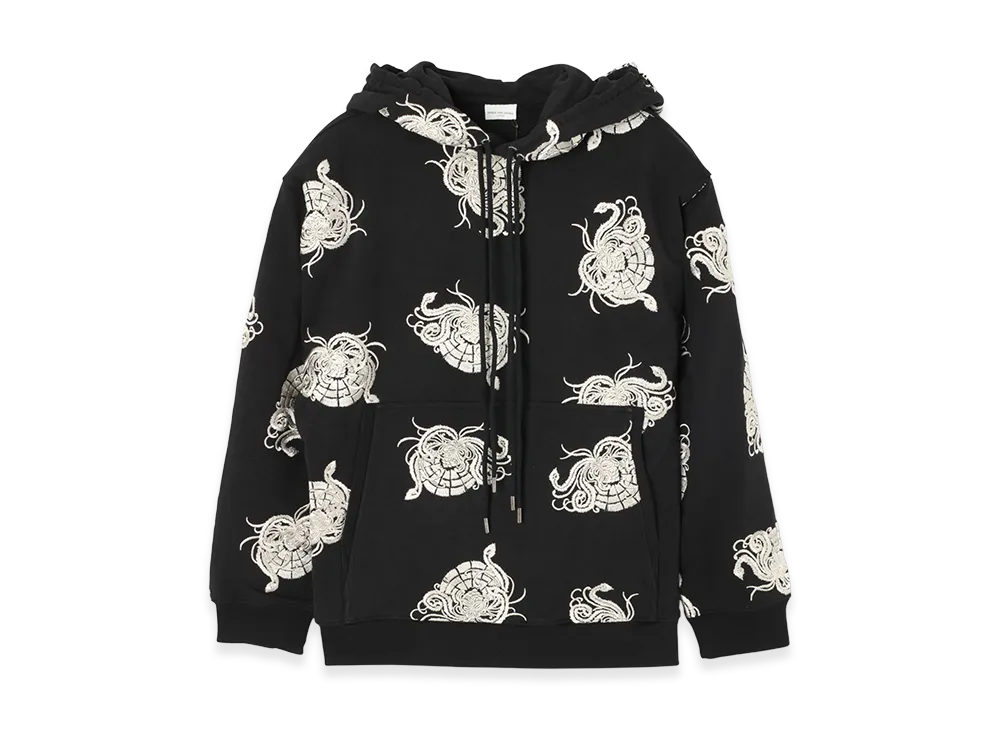 DRIES VAN NOTEN Haxel Embroidered Hoodie "Black"