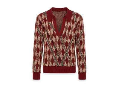 DRIES VAN NOTEN Sweaters "Burgundy"