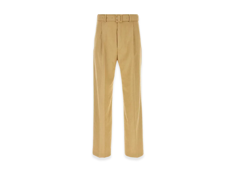 DRIES VAN NOTEN Camel Viscose Blend Pant "Beige"