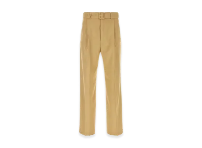 DRIES VAN NOTEN Camel Viscose Blend Pant "Beige"