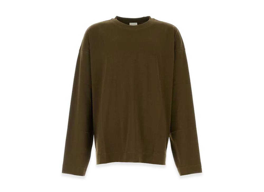DRIES VAN NOTEN Cotton Hegland Oversize T-Shirt "Green"