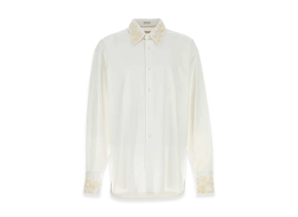 DRIES VAN NOTEN Poplin Shirt "White"