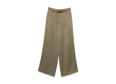 DRIES VAN NOTEN Women's Penn Wide Leg Trousers "Green"