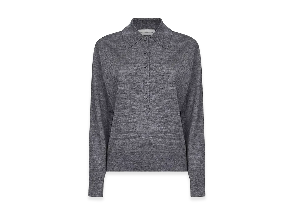 DRIES VAN NOTEN Women's Sweaters "Gray"