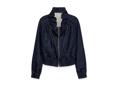 DRIES VAN NOTEN Women's Voly Den 3385 W.W.Jacket "Blue"