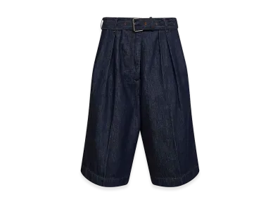 DRIES VAN NOTEN Women's Shorts Con Cintura "Blue"