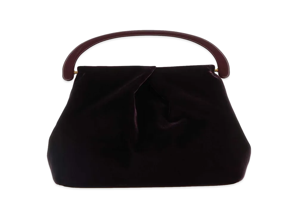 DRIES VAN NOTEN Women's Velvet Handbag "Purple"
