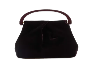 DRIES VAN NOTEN Women's Velvet Handbag "Purple"