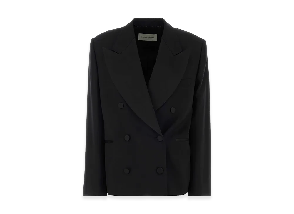 DRIES VAN NOTEN Women's Wool Blend Bosea Blazer "Black"
