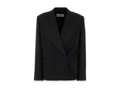 DRIES VAN NOTEN Women's Wool Blend Bosea Blazer "Black"