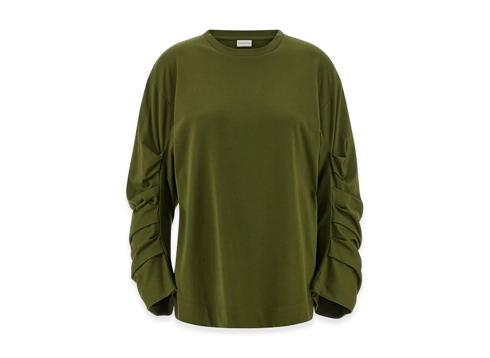 DRIES VAN NOTEN Women's 'Heynas' T-Shirt "Green"