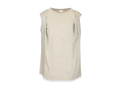 DRIES VAN NOTEN Women's Hutty Jersey Top "Gray"