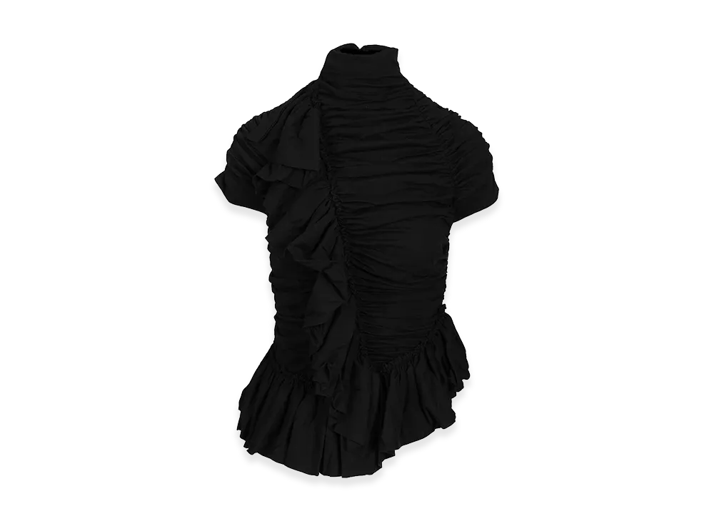 DRIES VAN NOTEN Women's Top Huichi In Jersey "Black"
