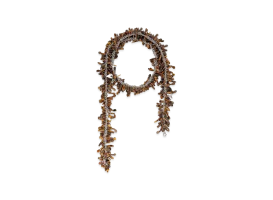 DRIES VAN NOTEN Women's 'Embroidered Scarf' Necklace "Brown"