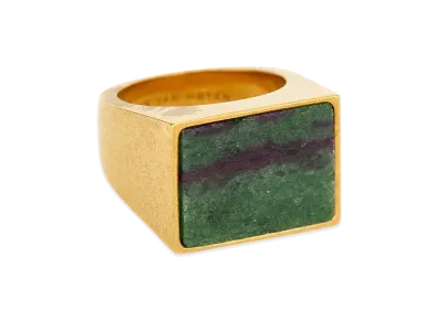 DRIES VAN NOTEN 'Signet' Ring "Gold"