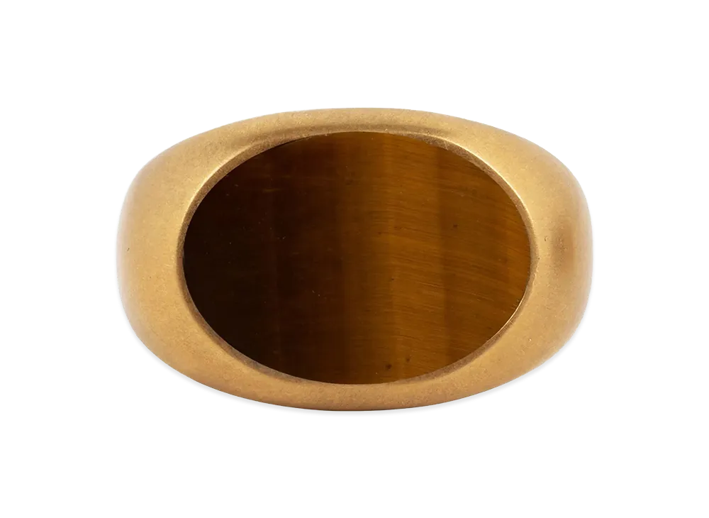 DRIES VAN NOTEN 'Stone Signet' Ring "Gold"