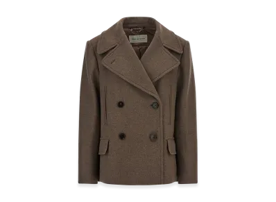 DRIES VAN NOTEN Women's 'Vafel' Coat "Brown"