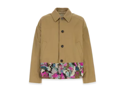 DRIES VAN NOTEN Cotton Robinson Overcoat "Beige/Camel"