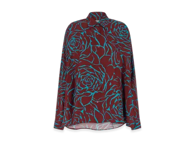 DRIES VAN NOTEN Women's 'Casia' Shirt "Bordeaux"